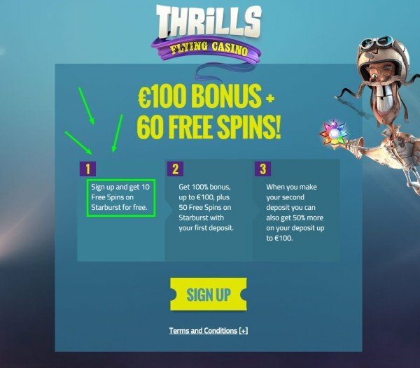 Casino 10 free spins no deposit